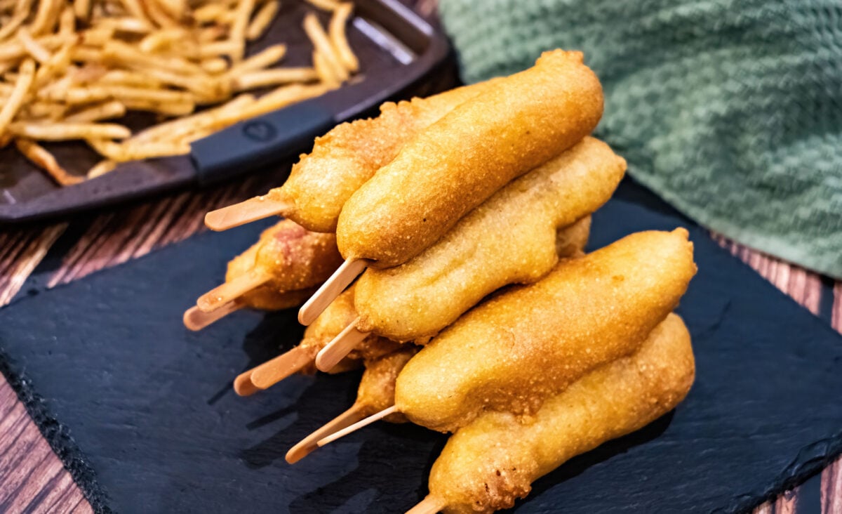 Homemade Beer-Battered Corn Dog (simple and crispy)