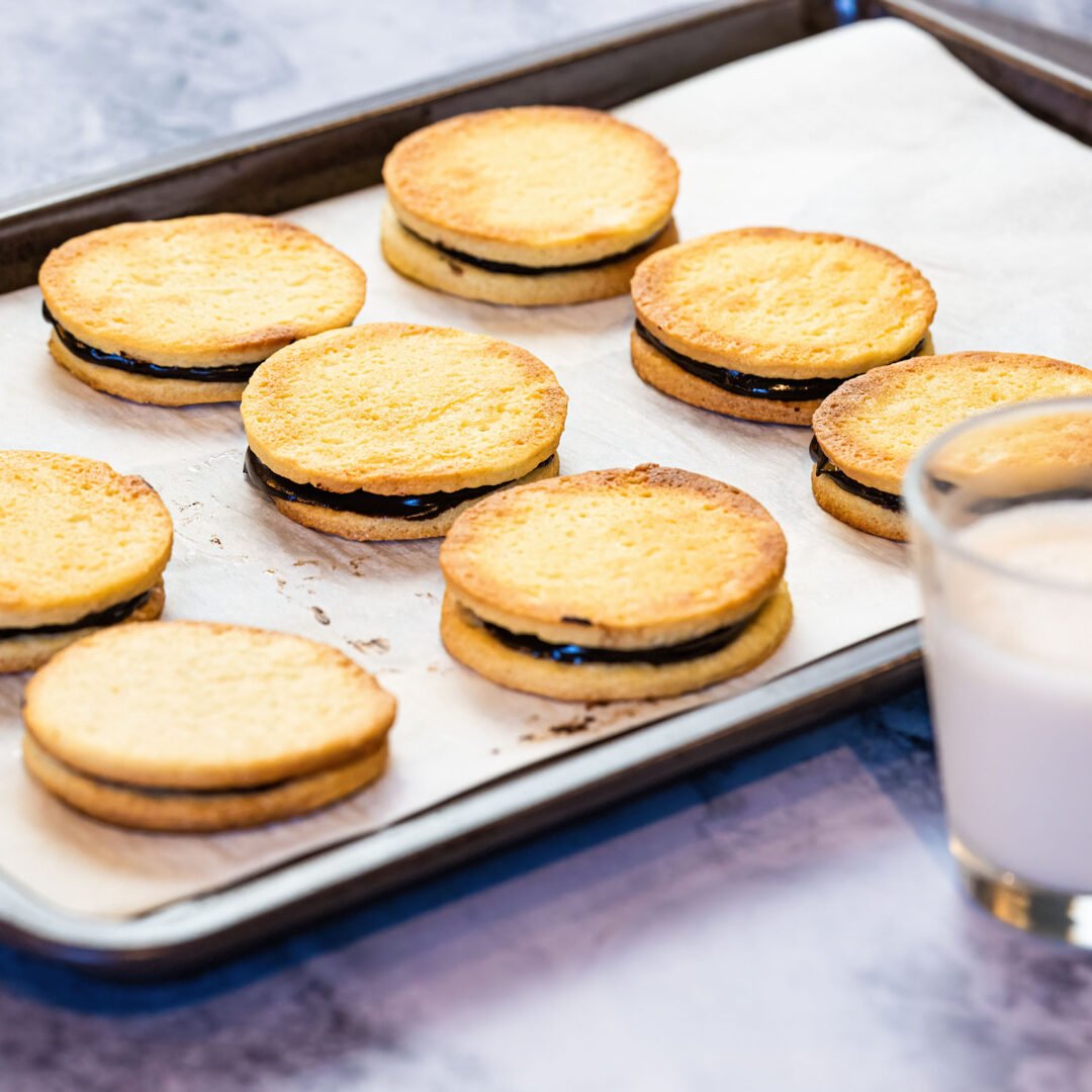 La photo représente la recette : Choco maison : biscuits sablés au chocolat comme les Choco BN