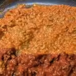 Penne Rigate au bœuf épicé et légumes rôtis : La photo est une représentation de l'étape 4