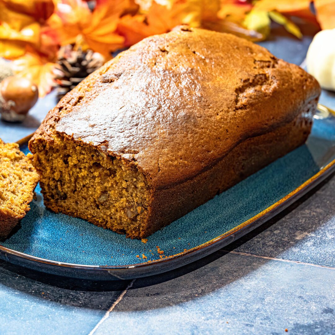 La photo représente la recette : Pain à la citrouille moelleux et délicieusement savoureux
