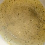 Aiguillettes de poulet à la crème, moutarde, miel et estragon, fondantes au four : La photo est une représentation de l'étape 1